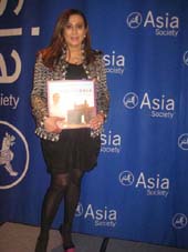10-19-12 Meera Gandhi at the launch of her book party "Giving Back" at the Asia Society and Museum