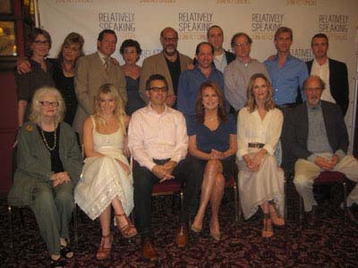 09-10-11 The cast and director of "Relatively Speaking" at a photo op. at Sardi's. 234 West 44th St. Friday morning 09-09-11