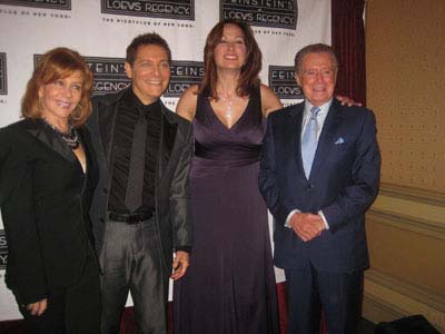 09-07-11 (L-R) Joy Philbin. Michael Feinstein. Linda Eder. Regis Philbin at the opening night of Michael Feinstein and Linda Eder at Feinstein's at the Regency. 540 Park Ave. Tuesday night 09-06-11