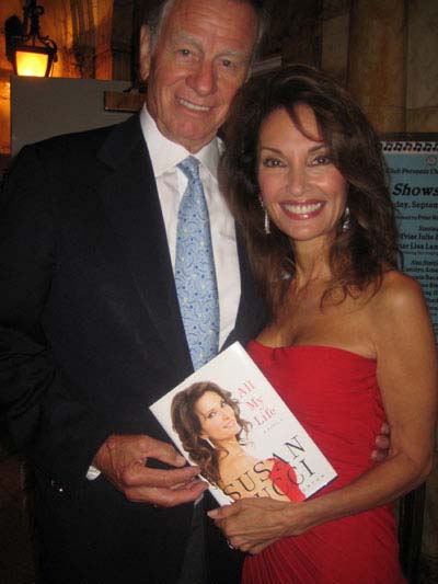09-08-11 Husband Helmut Huber and Susan Lucci at a "Friars Club Book Warming" for Susan's book "All My Life" at the Friars Club. 57 East 55th St. Wednesday evening 09-07-11