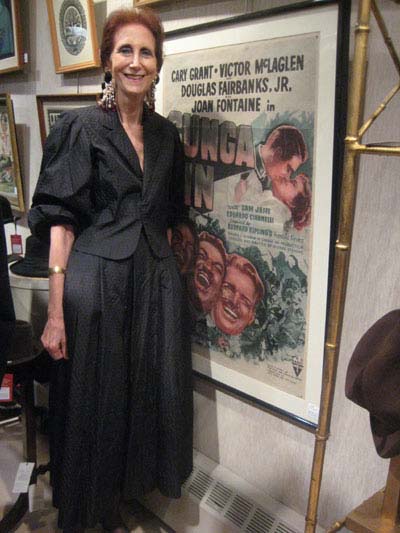 09-09-11 Vera Fairbanks. widow of Douglas Fairbanks Jr. at a reception for an auction of the estate of Douglas Fairbanks. Jr at Doyle New York. 175 East 87th St. Thursday night 09-08-11