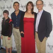 09-05-13 (L-R) Cast members Paul Anthony Stewart, Frankie Seratch. Julia Murney. David Hyde Pierce at a Meet & Greet for the musical "The Landing" at Roundabout Rehearsal Studios. 115 West 45th St. 09-04-13. photo by: aubrey reuben