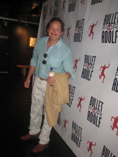 08-09-12 Steve Guttenberg at the opening night for "Bullet for Adolf" at New World Srages. 340 West 50th St. Wednesday night 08-08-12