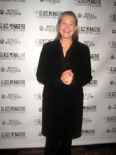Cast member Cherry Jones at the opening night party for "The Glass Menagerie" at the Redeye Grill. 890 Seventh Ave. Thursday night 09-26-13. photo by: aubrey reuben