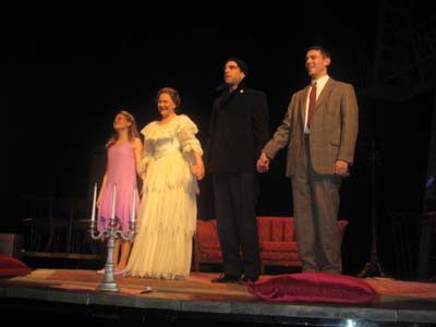 09-27-13 Curtain call at the opening night for "The Glass Menagerie" at the Booth Theatre. 222 West 45th St. Thursday night 09-26-13. photo by: aubrey reuben