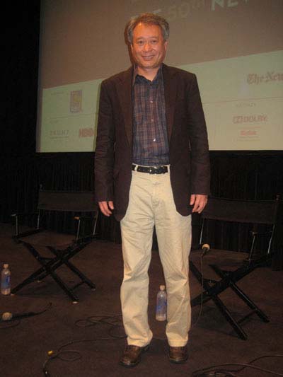 09-29-12 Director Ang Lee after a Q & A following a press screening of "Life of Pi" at the Walter Reade Theater. 165 West 65th St. Friday afternoon 09-28-12