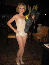08-31-11 - Emily Bergl after her opening night cabaret performance at the Oak Room at the Algonquin Hotel