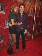 11-08-11 Wife Danielle Deleasa and Kevin Jonas at the opening night for "Godspell" at the Circle in the Square Theatre. 1633 Broadway. Monday night 11-07-11