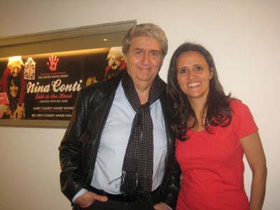 11-13-11 Tom Conti ans daughter Nina Conti after Nina's performance in "NIna Conti: Talk to the Hand" at 59E59 Theatre. 59 East 59th St. Saturday afternoon 11-09-11