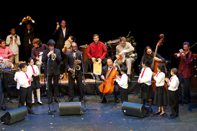 The Silk Road Ensemble with Yo-Yo Ma and students of the Harbor Conservatory for the Performing Arts in Journey of a Dream, performed at Boys & Girls Harbor’s 19th Salute to Achievement, June 10, 2011