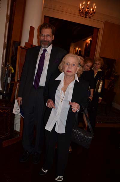 David Staller and Anita Jaffe at The Players Hall of Fame