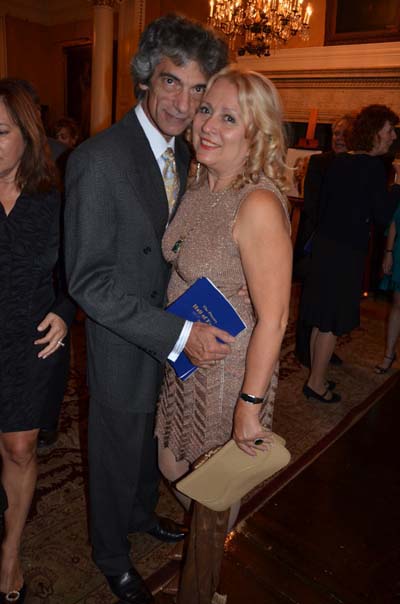 Nicholas C Pappas and wife Zoe Pappas at The Players Hall of Fame 2012