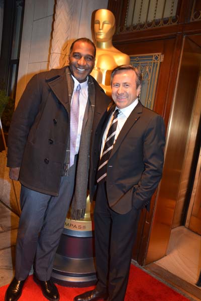 Actor Norm Lewis with Daniel Boulud .  photo by:  rose billings