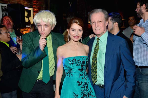 Liam McMullan, Jean Shafiiroff and Patrick McMullan