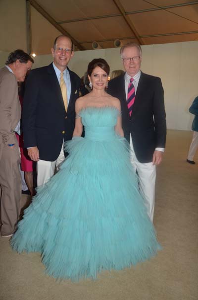 Robert Chaloner President, Jean Shafiroff and Chuck Scarborough at Southampton Hospital Gala