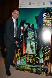 Dan McCormick the playwright of The Morons 6th Year presenting Irish Theatre in NYC. photo by: rose billings
