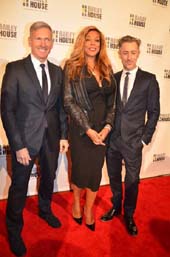 Harlan Bratcher President& CEO AIX Armani Exchange, Wendy Williams, and Alan Cumming. Photo by: Rose Billings