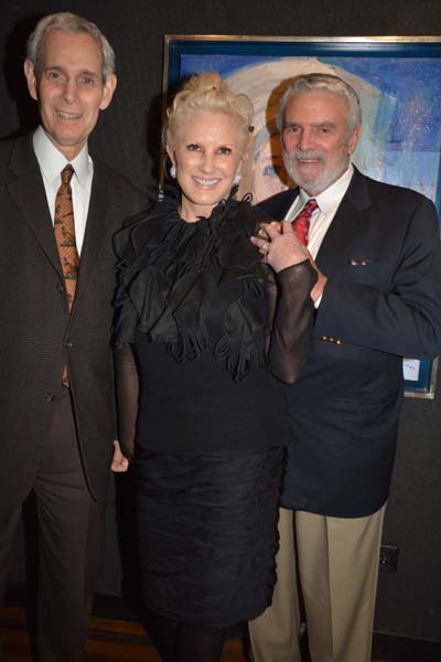  Dr. Weiss, Dianne Bernhard and Van Bernhard.  photo by:  rose billings