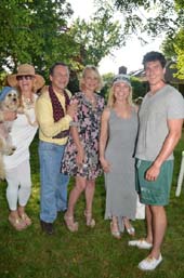 Caroline Lieberman, David Grossman, Suzanne La Fleur, Regina Kravitz and son