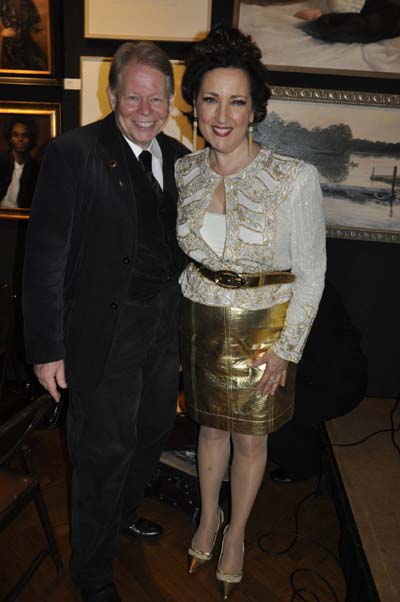 Joel Vig and Cristina Fontanelli at Una Serada at The National Arts Club
