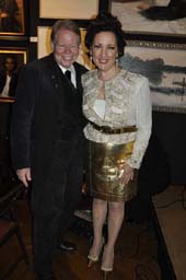 Joel Vig and Cristina Fontanelli at Una Serada at The National Arts Club