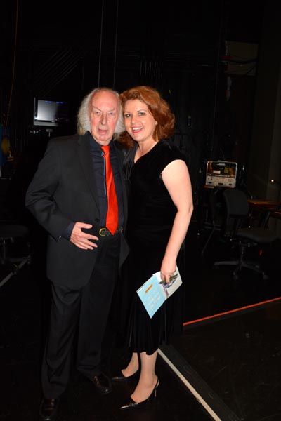 Barry Day and host Klea Blackhurst.  photo by:  rose billings