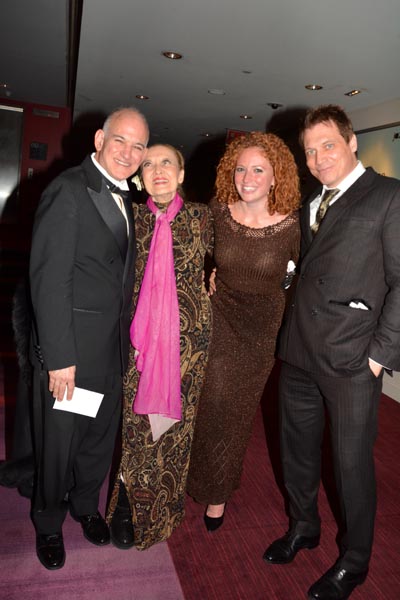 Frank Zeffiro, Julie Wilson,Marissa Mulder and Holt.  photo by:  rose billings