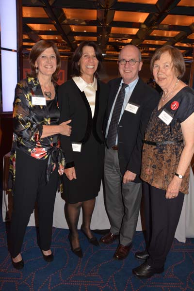 Ellen Kessler, Terry Cohen, John Williams and Nancy Regaldo.  photo by:  rose billings