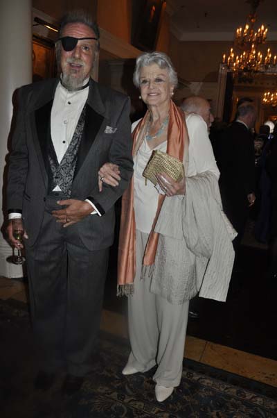 Johnnie Planco,  President of The Players Club and actress Angela Lansbury
