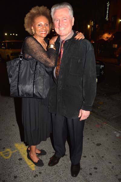 Leslie Uggams and husband Graham Pratt.  photo by:  rose billings