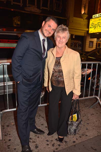  Jim Daly and mom Happy Birthday at after party for opening of Big Fish.  photo by:  rose billings