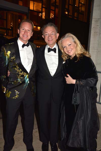 Carson Cresley, William Ivy Long and Susan Stroman. Photo by: Rose Billings