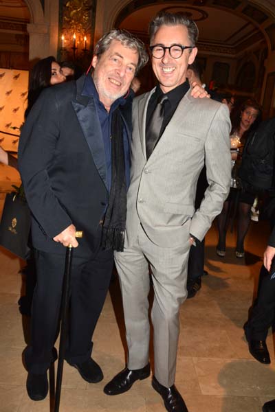 The fabulous Tony Walton and The other heart extra ordinaries Alan Cumming at The American Theatre Wing.  photo by:  rose billings