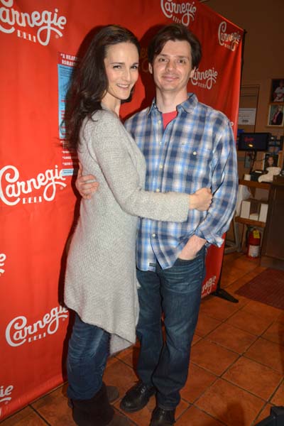 Charlotte Cohen and her Husband Jason Odell Williams .  photo by:  rose billings