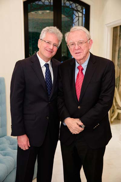 &nbsp;Dr. Jeff Bornstein, Herbert Pardes, M.D., President of the Foundation�s Scientific Council and Executive Vice Chair of the Board of Trustees at NewYork-Presbyterian Hospita. Photos by:  Julia Duresky/CAPEHARTl
