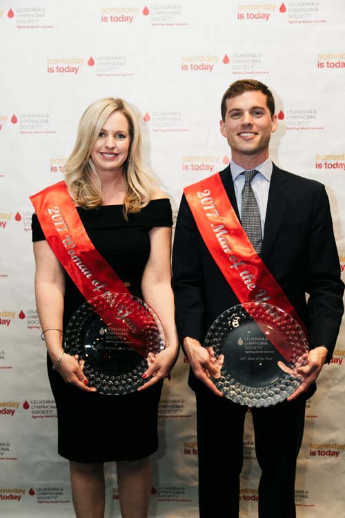  Man & Woman of the Year Winners, Alexander Basse & Jessica Johnson. Photo  by Angie Myers,