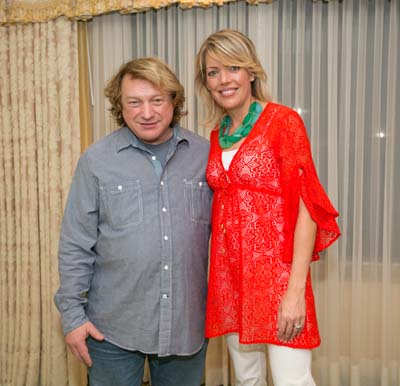 Lou Gramm, former Foreigner rock-god, and Dr. Rachel Docekal, CEO of the Hanley Center Foundation enjoyed the night as Gramm rocked the night away