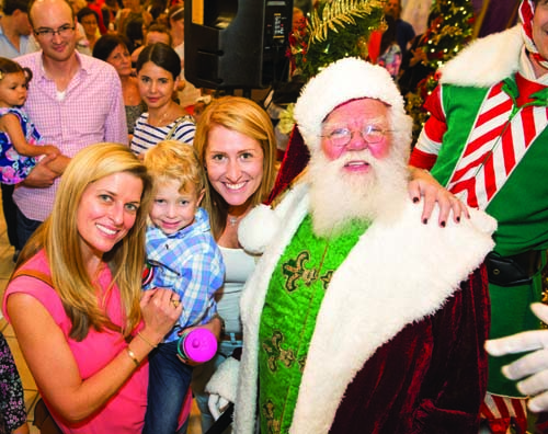 Melissa Lazarchick, Will Lazarchick, Erin Devlin and Santa. Photo by: Jason Nuttle Photography 
