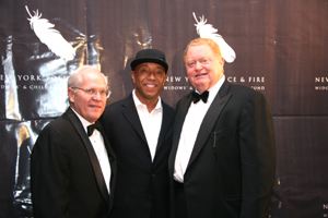 Stephen Dannhauser, Chairman of Weil,Gotshal & Manges &  Pres/CEO of NYPFWC Benefit Fund; Russell Simmons, honoree;  Rusty Staub, Chairman of NYPFWC Benefit Fund. 