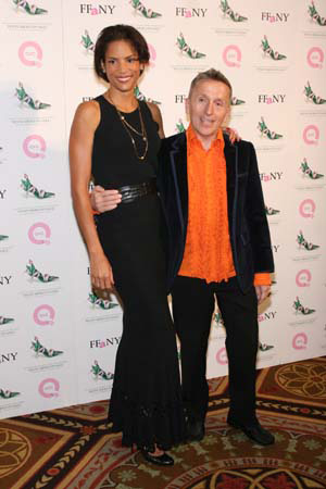 Veronica Webb and Simon Doonan.  Photo by:  Mychal Watts / Wire Image