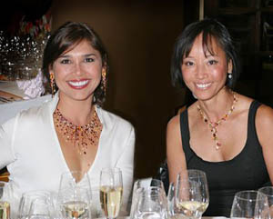 Nadine Allen and Rosa Feeney, Co-chairmen of the 2009 A Tasteful Pursuit, Share Our Strength's annual fundraiser at Cafe Boulud. Photo by:  Lucien Capehart Studios