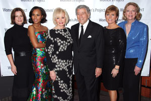 Marcia Gay Harden, Kerry Washington, Iris Cantor, Tony Bennett, Laurie Tucker, Merrie Spaeth (the honorees and presenters from last years gala)
