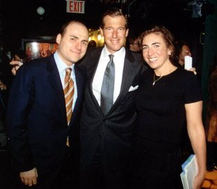 At Joans Legacy Benefit: From Left, Jonathan Wald (CNBC); Brian Williams (NBC) and Roxanne Donovan (Founder of Joans Legacy) Photo credit - Shoot Shoppe