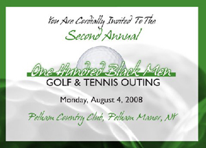 one hundred black men golf and tennis outing