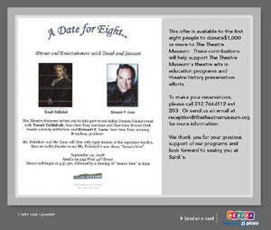 A Date for Eight...Stewart Lane, theater museum