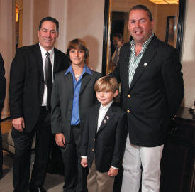 Dan and Gio Catalfumo, Tommy and Desmond Keogh.