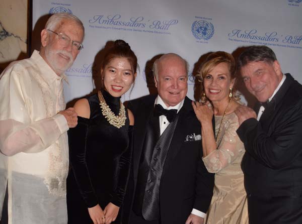 William MacArthur, Hu Shunan, Leo Ford, Melody Clyde, Nigel Cosans.  Photo by:  Rose Billings/Blacktiemagazine.com
