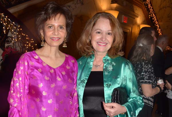 Fouzia Habib and Almadens de Ameller.  Photo by:  Rose Billings/Blacktiemaagzine.com