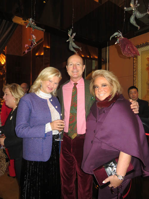 Liliana Cavendish, Prince Dimitri of Yugoslavia and Joanna Fisher. Photo by: Joyce Brooks/Blacktiemagazine.com