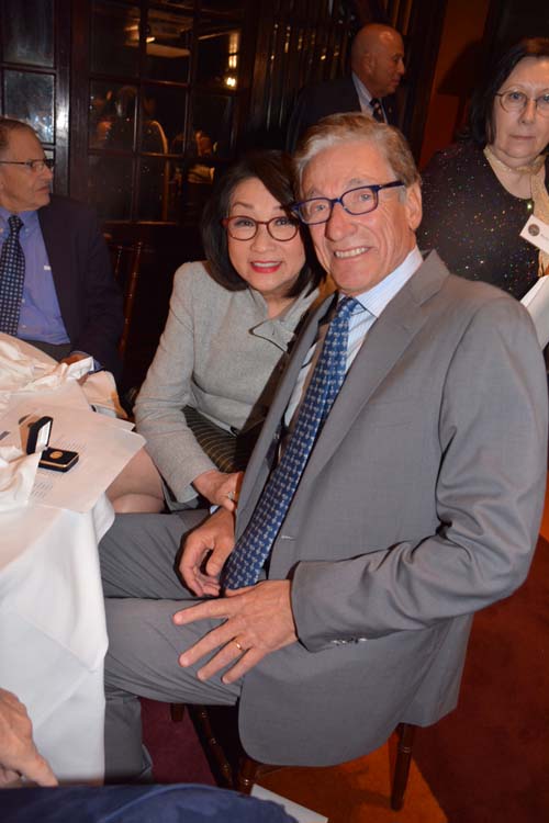 Connie Chung and her husband Gold Circle Honoree Maury Povich. Photo by: Rose Billings/Blacktiemagazine.com